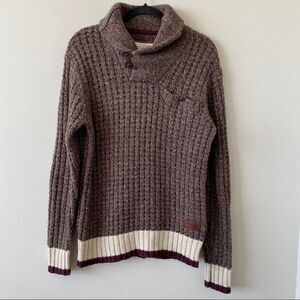 Vintage Roots-Wool Blend Elbow Patch Sweater